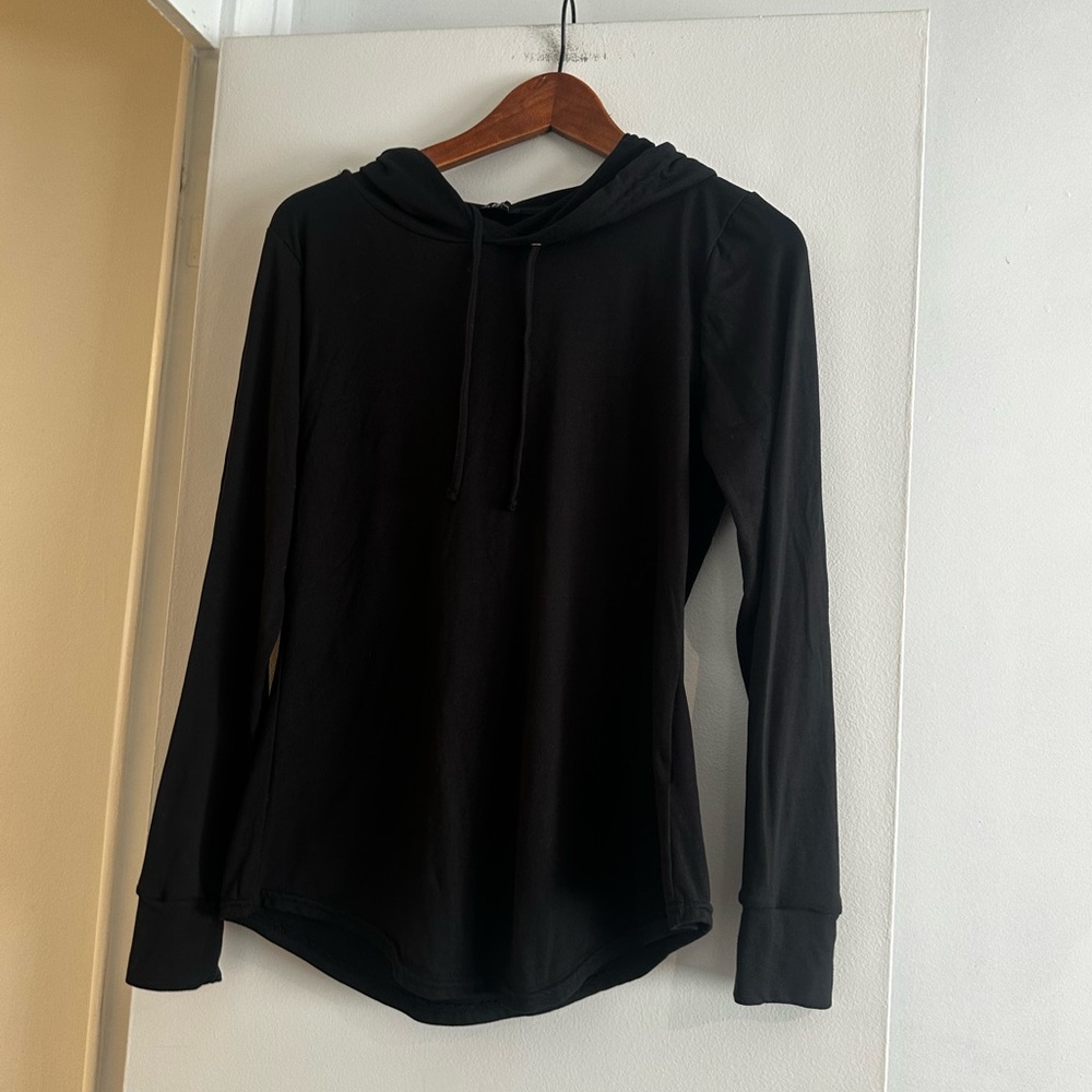 NWOT ULTRA SOFT THIN HOODIE FROM Collection B Classic Black Hoodie